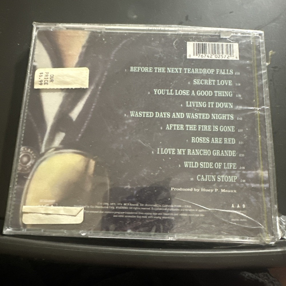 BEFORE THE NEXT TEARDROP FALLS Freddy Fender CD 10-Tracks NEW FACTORY SEALED - Picture 2 of 2